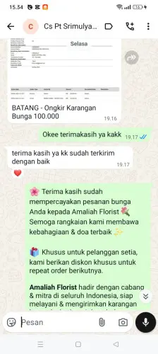 Testimonial Papan Bunga cigelam