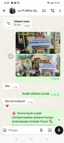 Testimonial Papan Bunga cigelam
